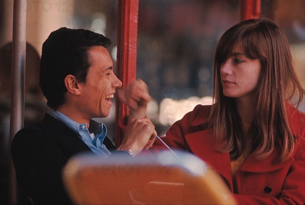 Françoise Hardy and Jean-Marie Périer, 1966