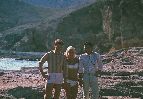 Johnny Hallyday, Sylvie Vartan and Jean-Marie Périer