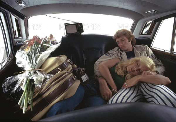 Johnny Hallyday and Sylvie Vartan, Paris