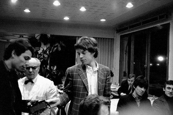 Mick Jagger et Jean-Marie Périer, 1966