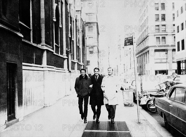 Jean-Marie Périer, Daniel Filipacchi and Régis Pagniez, New-York