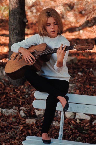 France Gall photographed in Nourmoutier