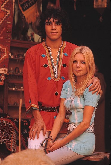 France Gall and Julien Clerc in Morocco