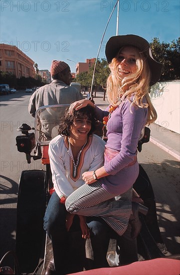 Julien Clerc and France Gall in Morocco