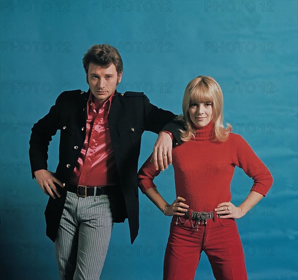 Johnny Hallyday and Sylvie Vartan