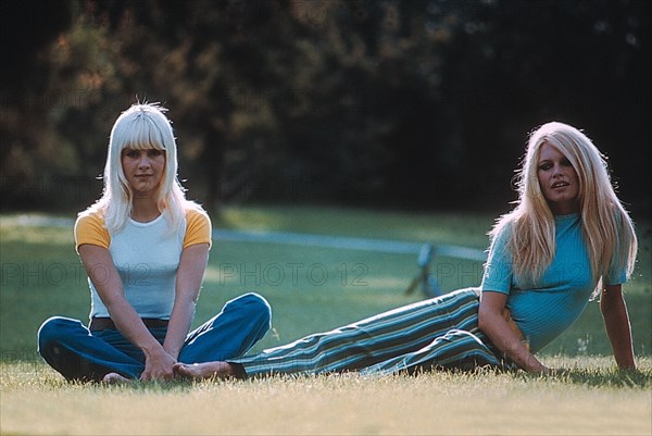 Sylvie Vartan et Brigitte Bardot, Rome