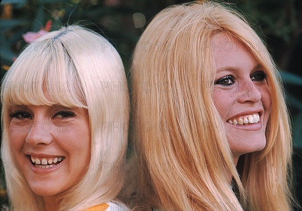 Sylvie Vartan et Brigitte Bardot, Rome