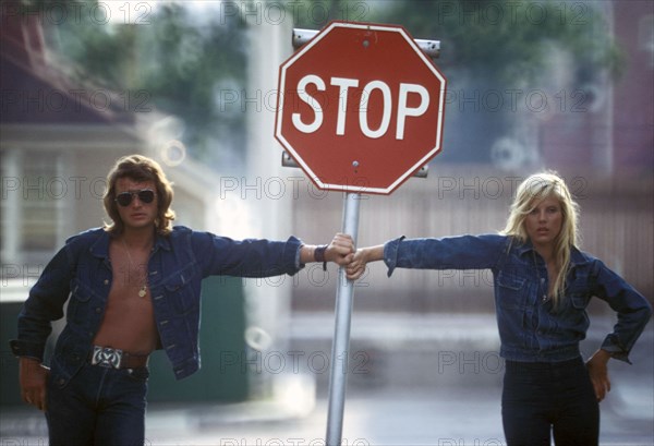 Johnny Hallyday and Sylvie Vartan