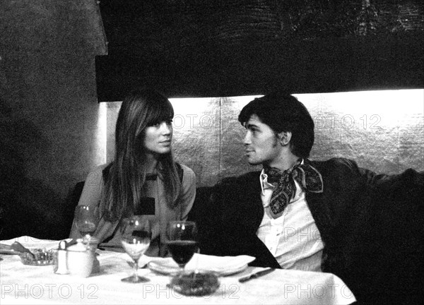 Françoise Hardy with Marc Porel