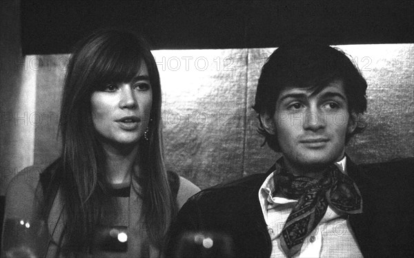 Françoise Hardy with Marc Porel