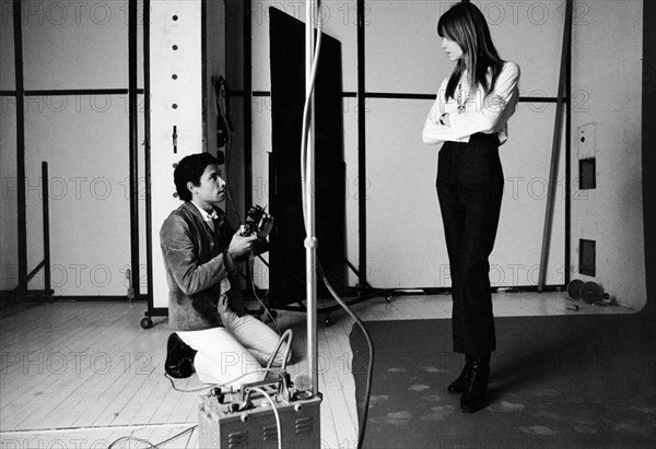 Françoise Hardy and Jean-Marie Périer, 1969