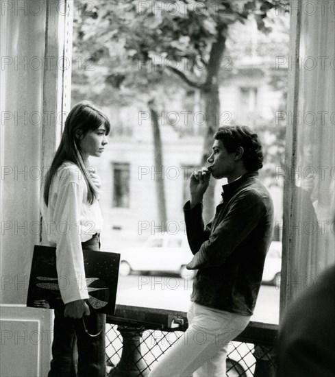 Françoise Hardy and Jean-Marie Périer, 1966