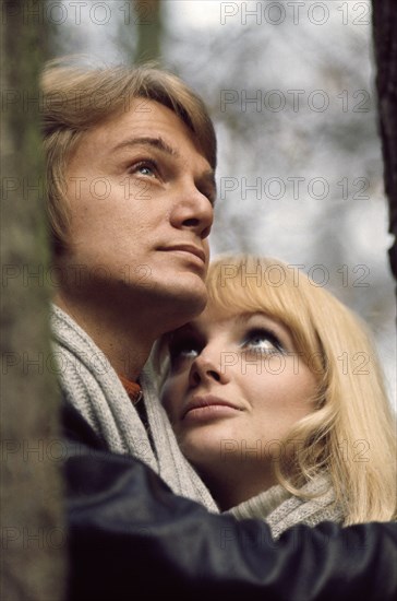 Claude François with wife, 1969