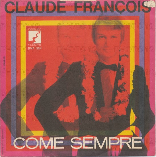 Record jacket of Claude François' 'My way', 1967