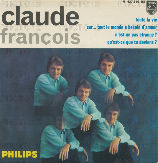 Record jacket of Claude François, 1967