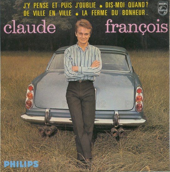 Record jacket of Claude François, 1964