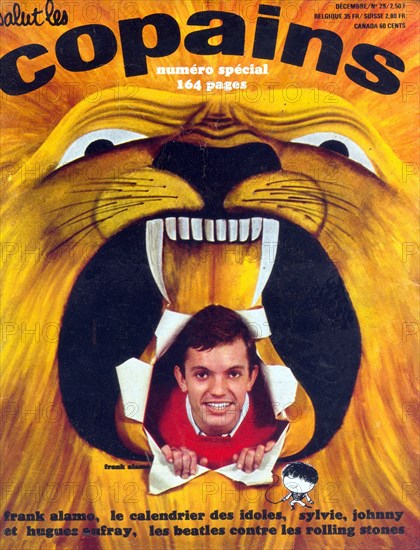 Frank Alamo en couverture de "Salut les Copains"