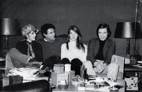 Dani, Jean-Marie Périer, Françoise Hardy, Jean-Paul Goude, 1966