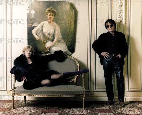 Marianne Faithfull et Jacques Dutronc