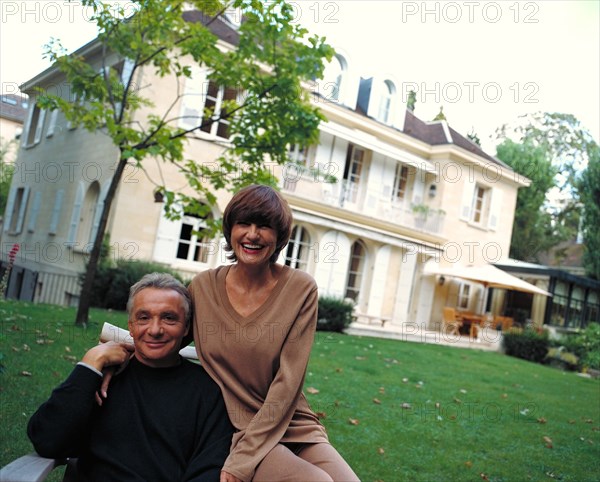 Michel Sardou et Anne-Marie Périer