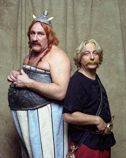 Gérard Depardieu et Christian Clavier dans Astérix & Obélix : Mission Cléopâtre