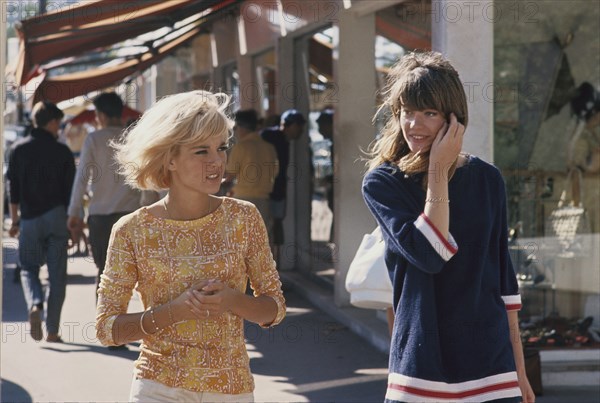 Sylvie Vartan et Françoise Hardy, 1963