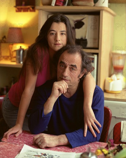 Richard Bohringer and his daughter Romane