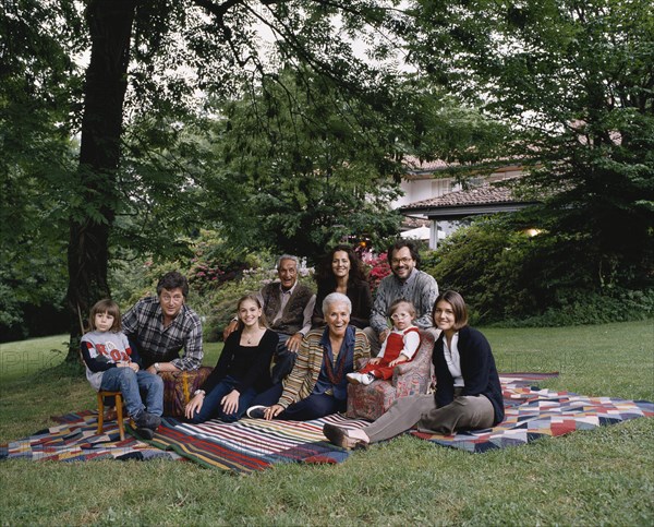 Ottavio Missoni en famille