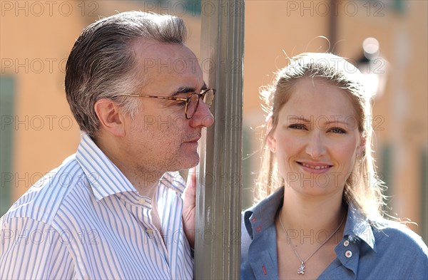 Alain Ducasse and his wife