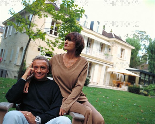 Michel Sardou et Anne-Marie Périer