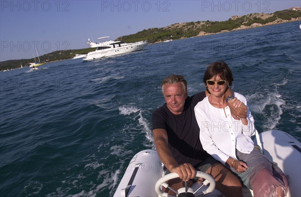 Michel Sardou et Anne-Marie Périer