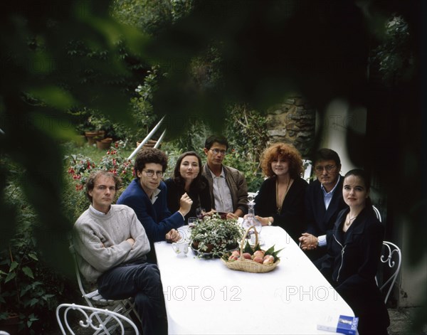 Christophe Donner, Christophe Bataille, Caroline Bongrand, Emmanuel Carrère, Régine Deforges, Patrick Besson, et Amélie Nothomb