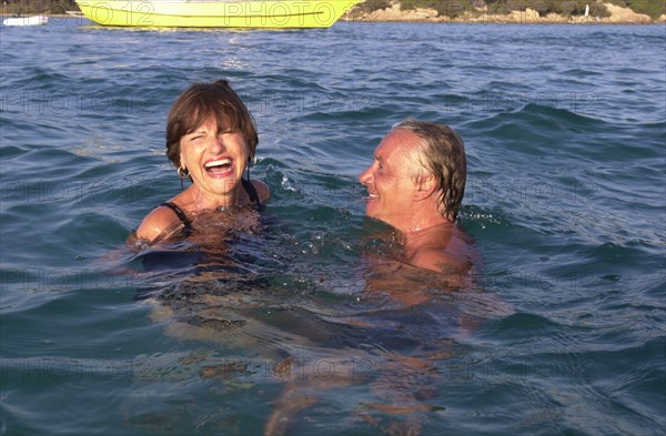 Michel Sardou et Anne-Marie Périer