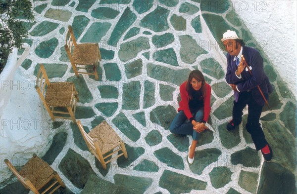 Françoise Hardy et Salvador Dali, 1968