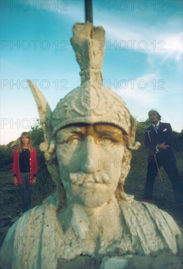 Françoise Hardy and Salvador Dali, 1968