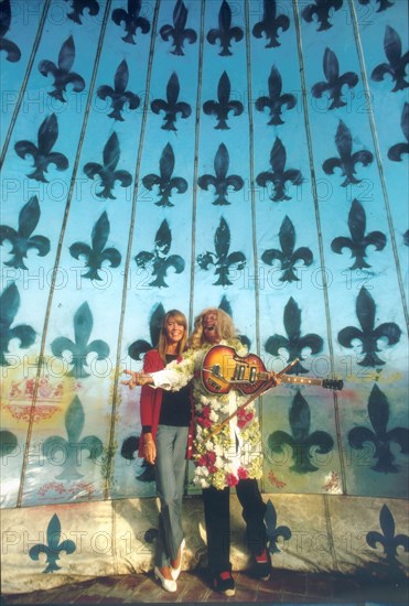 Françoise Hardy and Salvador Dali, 1968