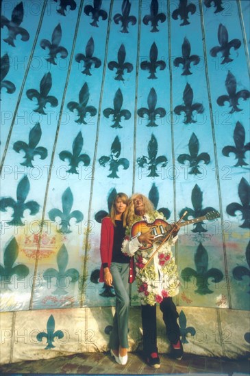 Françoise Hardy and Salvador Dali, 1968