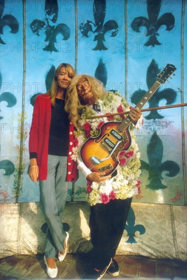 Françoise Hardy and Salvador Dali, 1968