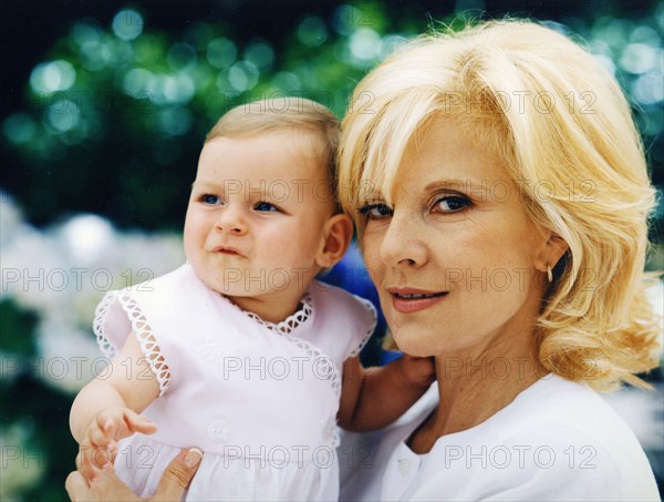 Sylvie Vartan et sa fille adoptive Darina