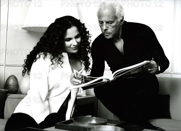 Giorgio Armani and his niece Roberta