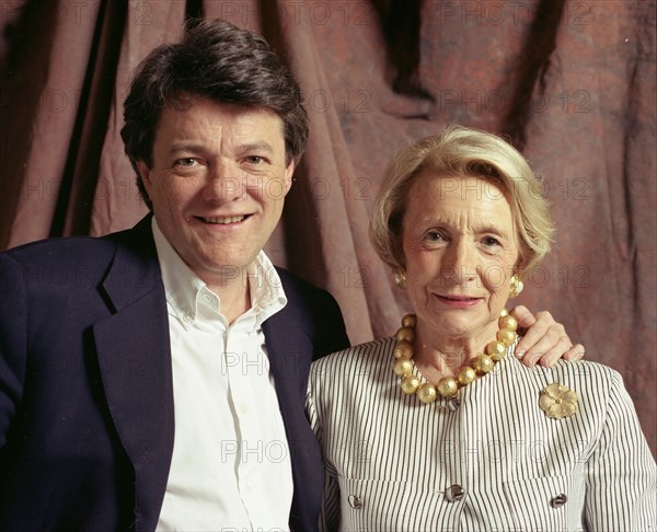 Jean-Louis Borloo with his mother