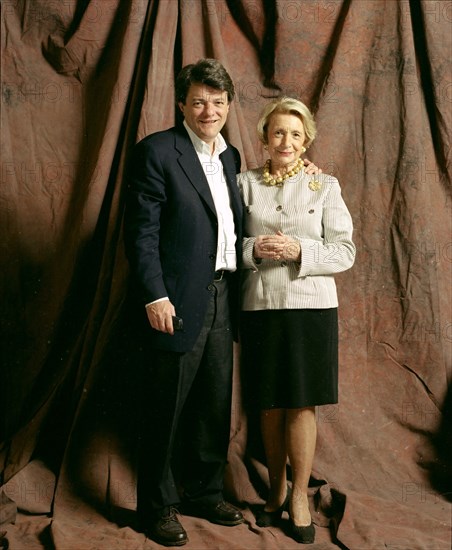 Jean-Louis Borloo with his mother
