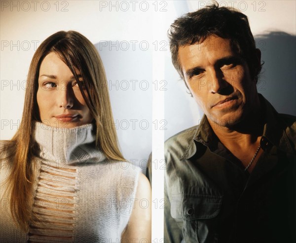 Carla Bruni and Julien Clerc