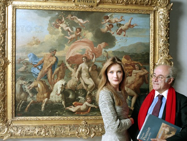 Carla Bruni et Pierre Rosenberg