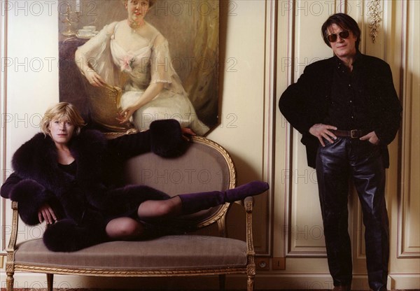 Marianne Faithfull et Jacques Dutronc