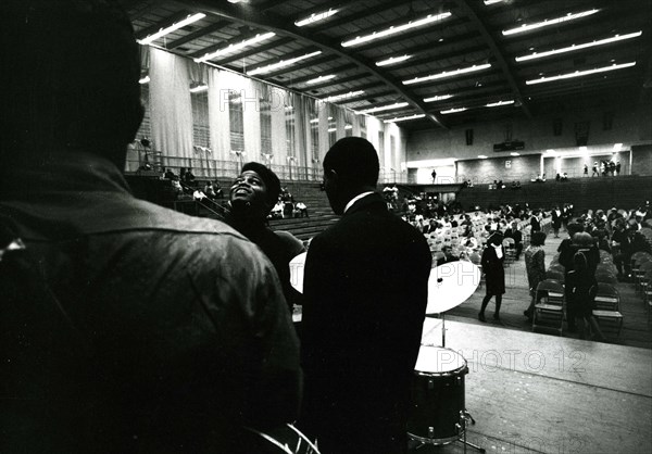 James Brown en tournée en avril 1967