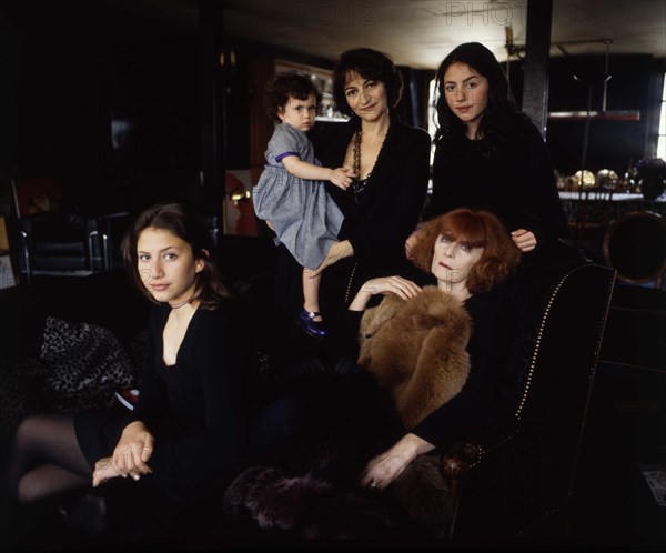 Sonia Rykiel en famille