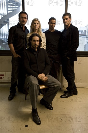 Actors from the film Le Dernier Gang