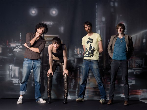 Mademoiselle K et son groupe