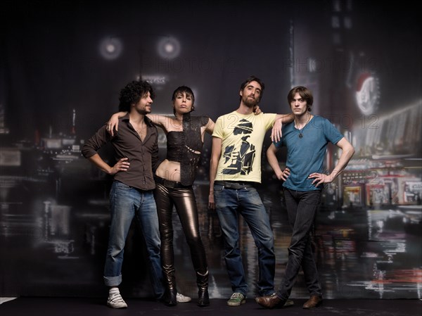 Mademoiselle K and her band